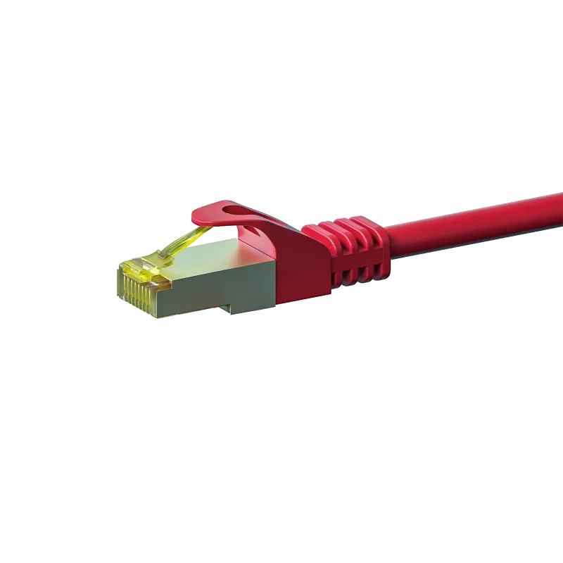 DSIT RJ45-netwerkkabel S/FTP (PiMF) Cat.7-patchkabel, rood, 3 m (DC-75-030)