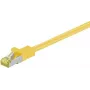 DSIT Cat.7 S/FTP PiMF RJ45-netwerkkabel, 15 m, geel, 10Gbps, LSZH