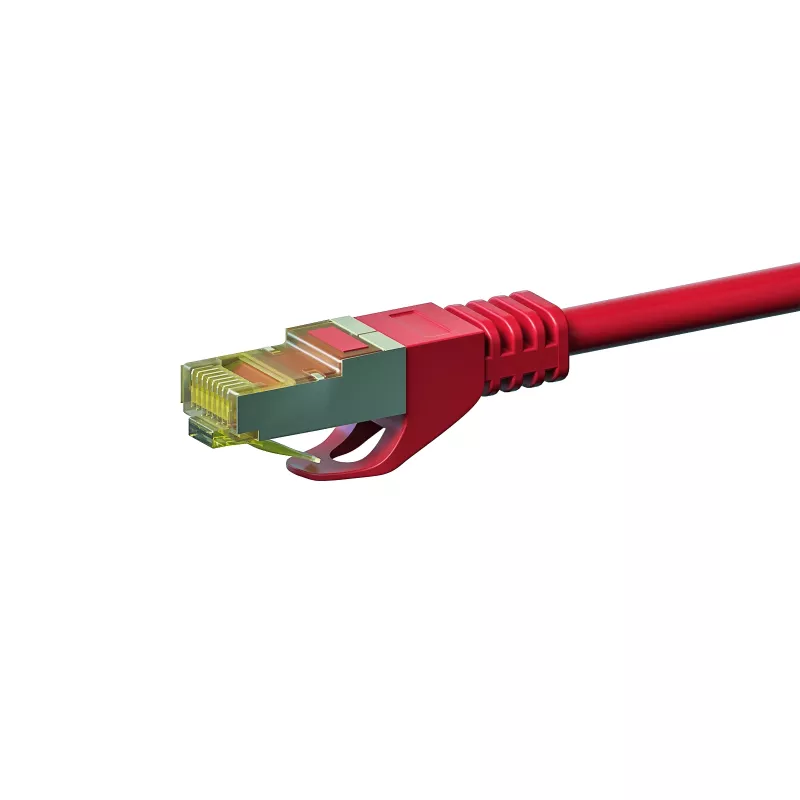 DSIT Cat.7 S/FTP PiMF RJ45-netwerkkabel, rood, 50 m (DC-75-500)