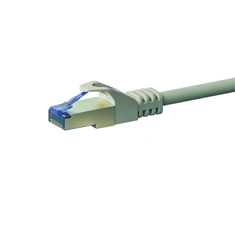 DSIT CAT 6a S/FTP LSOH netwerk-patchkabel, 0,25 m, grijs