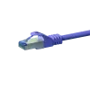 DSIT CAT 6a S/FTP LSOH-patchkabel, 0,5 m, paars, RJ45, 10Gbps, 500MHz, halogeenvrij