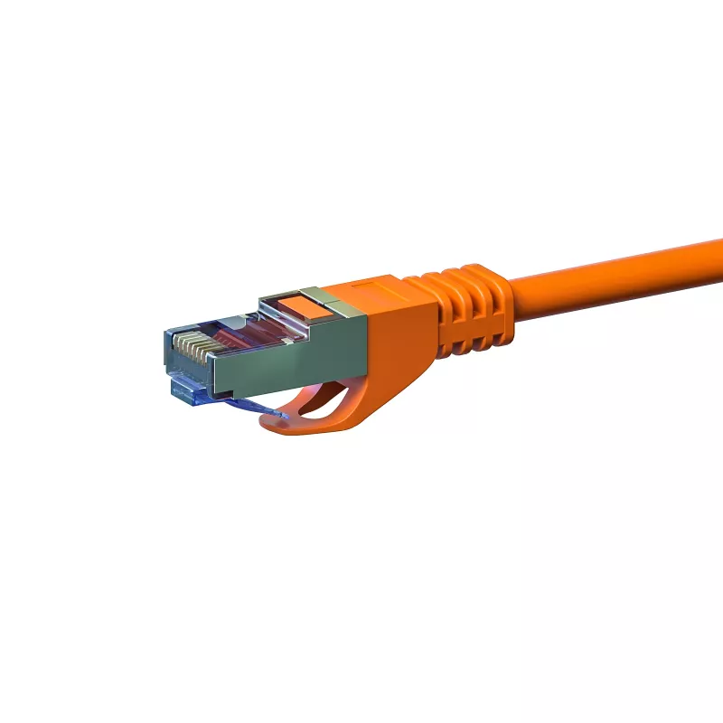 DSIT CAT 6a netwerkkabel LSOH - S/FTP - 30 meter - oranje (DC-6A6-300)