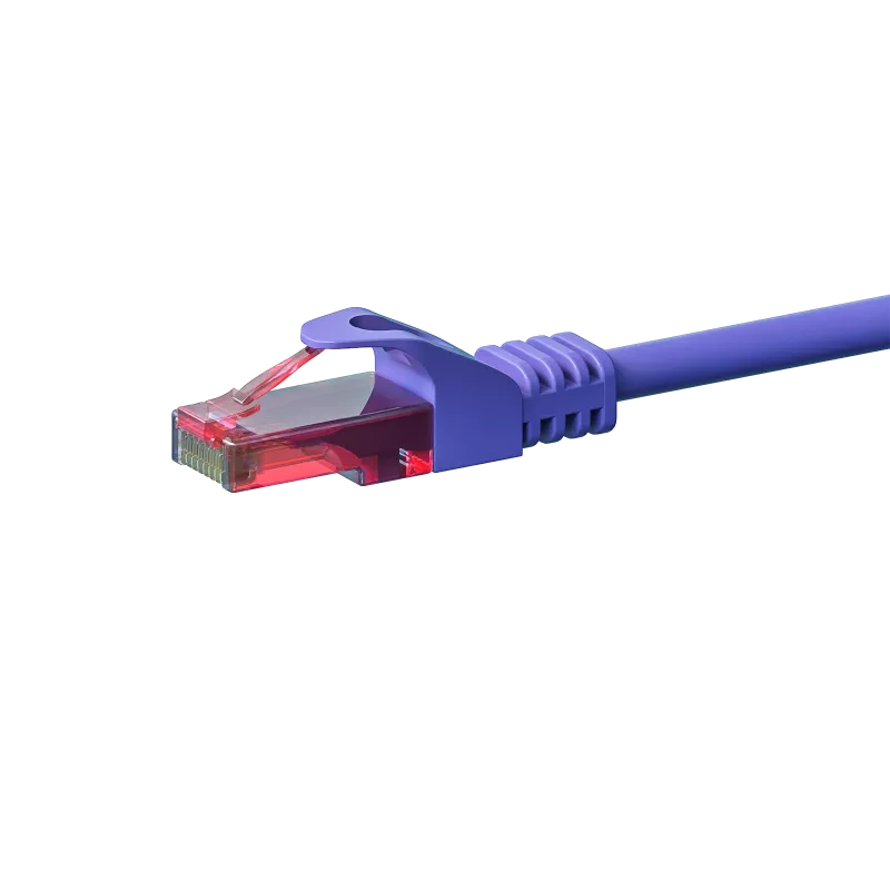 DSIT CAT6 U/UTP netwerkkabel, 2 m, paars, 100% koper (DC-68-020)