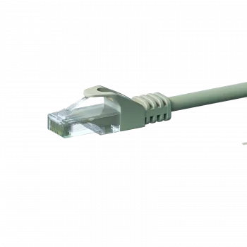 DSIT CAT 6 U/UTP netwerk-patchkabel, 0,5 m, grijs, CCA, RJ45