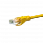 DSIT CAT5e netwerk-patchkabel U/UTP 0,25 m geel 100% koper (DC-57-002)