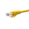 DSIT CAT5e netwerk-patchkabel U/UTP 0,25 m geel 100% koper (DC-57-002)