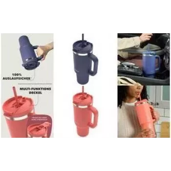 Contigo Thermalock Streeterville beker met rietje 1,2 l koraal 2217787
