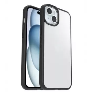 OtterBox React Series hoesje voor Apple iPhone 15 Plus en iPhone 14 Plus, transparant/zwart
