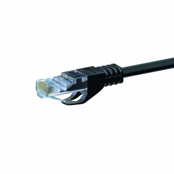 DSIT CAT 5e U/UTP netwerkkabel, 15m, zwart, CCA, RJ45, Gigabit Ethernet-patchkabel