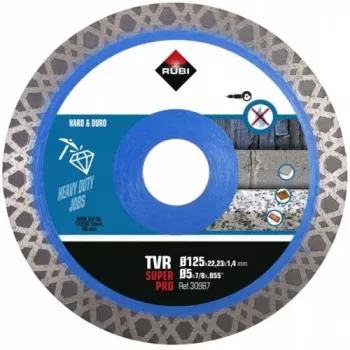 RUBI Turbo Viper Blade - TVR SuperPro 125mm diamant-snijschijf