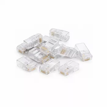 DSIT CAT6 UTP RJ45 stekker voor massieve ader – 10-pack