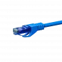 DSIT UTP CAT6a netwerkkabel, 100% koper, blauw, 0,25 m (DC-U6A4-002)