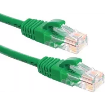 DSIT CAT6a U/UTP 100% koper patchkabel, RJ45, 1,5 m, groen