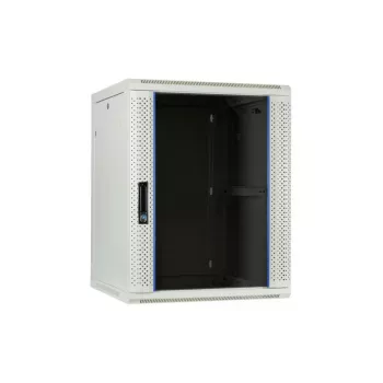 DSIT DS6604W 4U wandmontage serverkast met glazen deur, 600 x 600 x 280 mm, wit