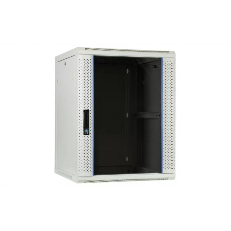 DSIT DS6604W 4U wandmontage serverkast met glazen deur, 600 x 600 x 280 mm, wit