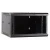 DSIT DS6604-F 6U wandmontage-serverbehuizing met glazen deur, 600x450x320 mm, zwart