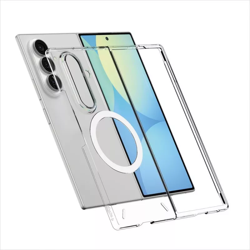 SPIGEN AirSkin MagSafe-hoes voor Samsung Galaxy Z Fold5 - Ultra Clear