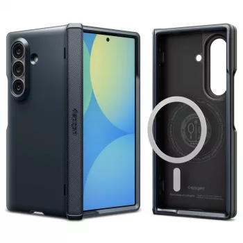 SPIGEN Slim Armor Pro MagSafe-hoes voor Samsung Galaxy Z Fold 8 Ultra - Metal Slate