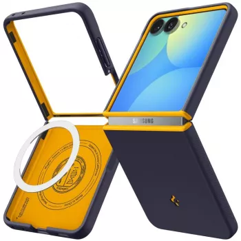 Spigen Nano Pop MagSafe-hoes voor Samsung Galaxy Z Flip 8 - Blueberry Navy