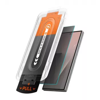 Spigen Glas.tR EZ Fit Pro 2-pack gehard glas displayscherm met ultra-privacyfilter voor Samsung Galaxy Z Fold 7 / 8 hoofdisplay