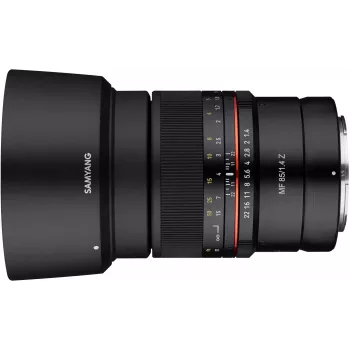 Objectief met handmatige scherpstelling Samyang MF 85mm f/1.4 Z voor Nikon Z-camera's (F1211214101)