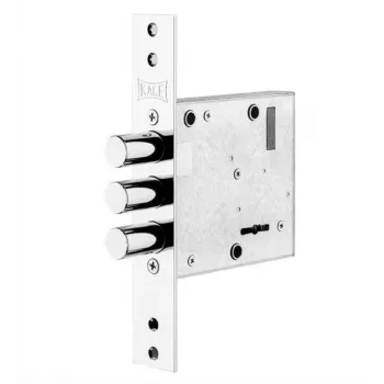 Insteekslot KALE 447L CP, 45 mm doornmaat, 85 mm PZ, verchroomd, omkeerbaar