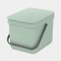 Brabantia Sort & Go afvalemmer Jade Green 6 L