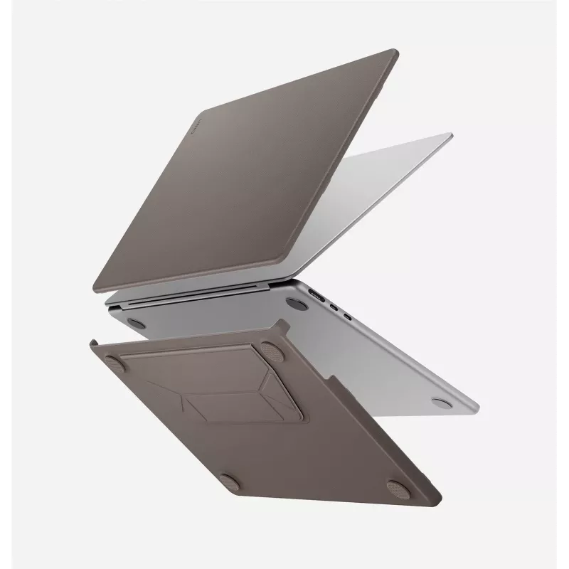 UNIQ Lyden Versa foliohoes voor MacBook Air 13 inch (M2/M3/M4/M5) zwart
