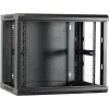 DSIT DS6409 9U wandmontage-serverkast met glazen deur, 600x450x500 mm, zwart