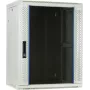DSIT 15U wandmontage-serverkast met glazen deur, wit, 600x450x770 mm (DS6415W)