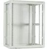 DSIT 15U wandmontage-serverkast met glazen deur, wit, 600x450x770 mm (DS6415W)