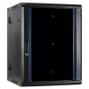 DSIT DS6615-DOUBLE omkeerbare wandmontage serverkast met glazen deur, 600 mm breed