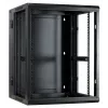 DSIT DS6615-DOUBLE omkeerbare wandmontage serverkast met glazen deur, 600 mm breed