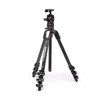 Manfrotto MK055CXPRO4BHQR carbon statief met kogelkop