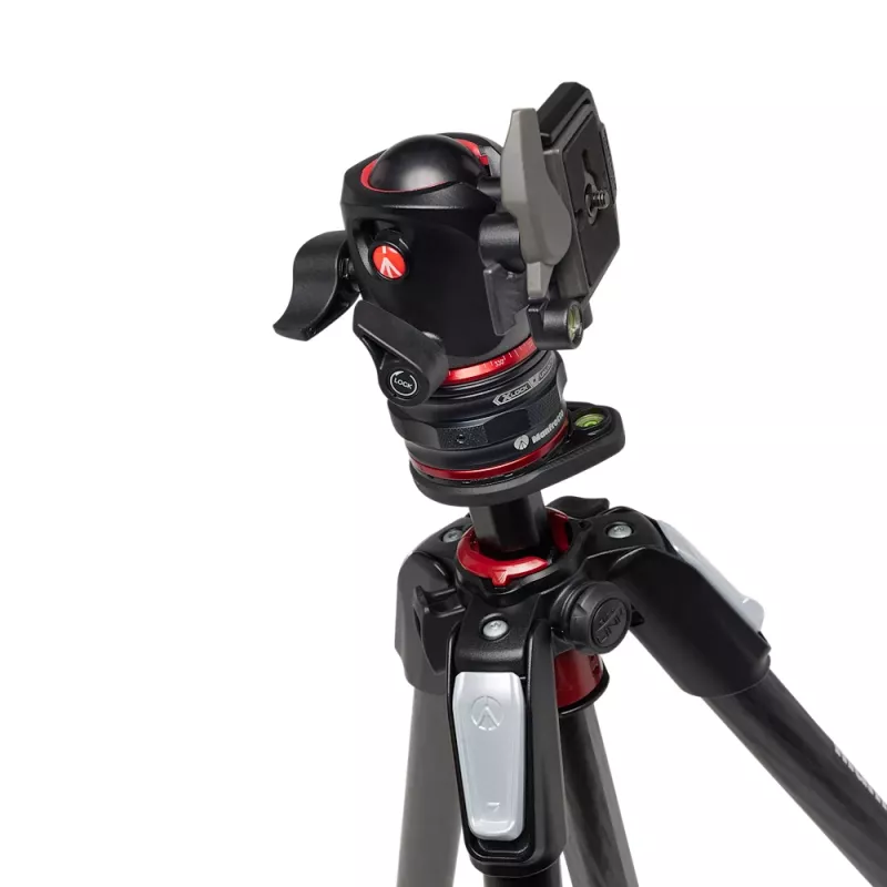 Manfrotto MK055CXPRO4BHQR carbon statief met kogelkop
