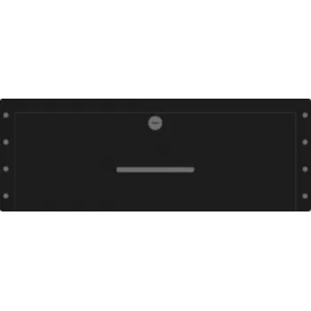 DS-IT afsluitbare documentlade 4U rackmontage staal zwart (DS-DR04)