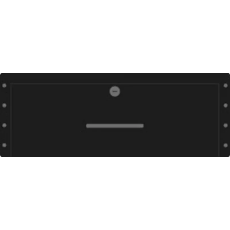 DS-IT afsluitbare documentlade 4U rackmontage staal zwart (DS-DR04)