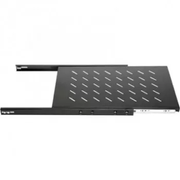 DSIT DS-UH100 uitschuifbaar rackplateau 1U 930mm diepte 18kg belasting zwart