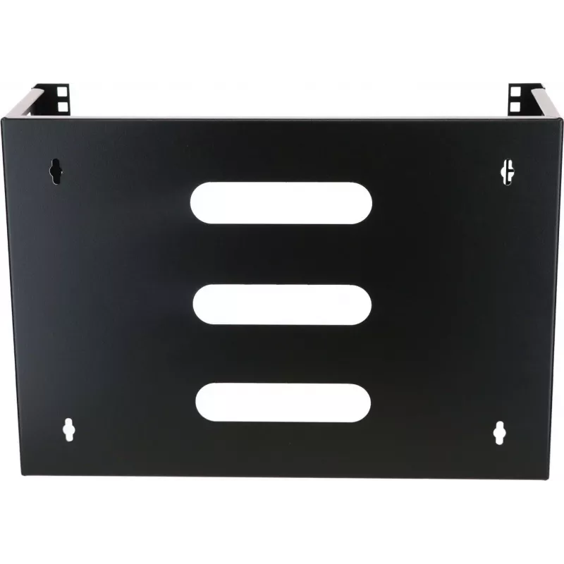 DSIT 8U 19-inch wandmontage vast frame, 180 mm diepte, zwart (DS-WMB8-S)