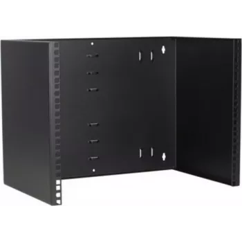 DSIT DS-WMB8-M 8U 19-inch vaste wandmontage rackbehuizing, 300 mm diepte, zwart