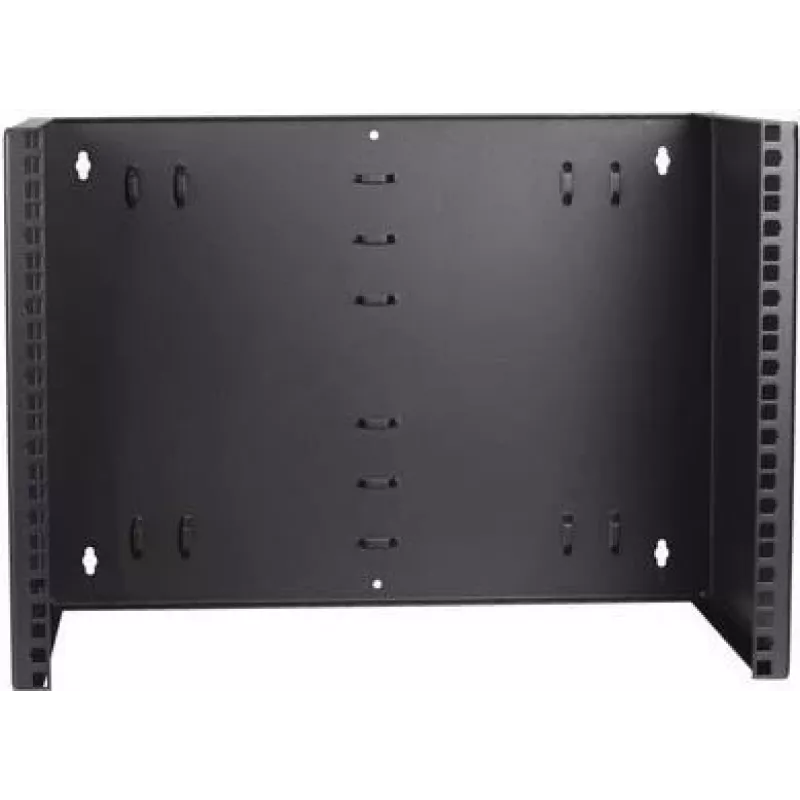 DSIT DS-WMB8-M 8U 19-inch vaste wandmontage rackbehuizing, 300 mm diepte, zwart