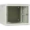 DSIT DS6609W 9U wandmontage-serverkast met glazen deur, 600x600x500 mm, zwart
