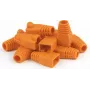 DSIT Danicom RJ45 boot Oranje, 10-pack – trekontlasting zonder haakjes voor ethernetkabel
