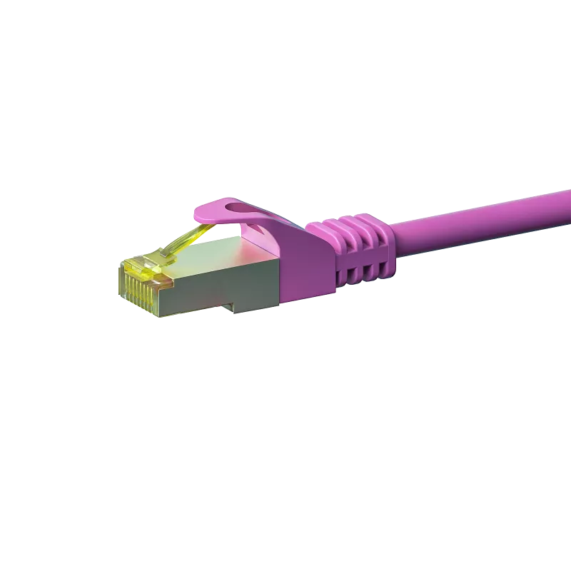 DSIT Cat.7 S/FTP (PiMF) RJ45 netwerkkabel, Roze, 15m
