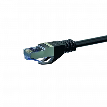 DSIT CAT 6a netwerkkabel LSOH S/FTP 1,5 m zwart