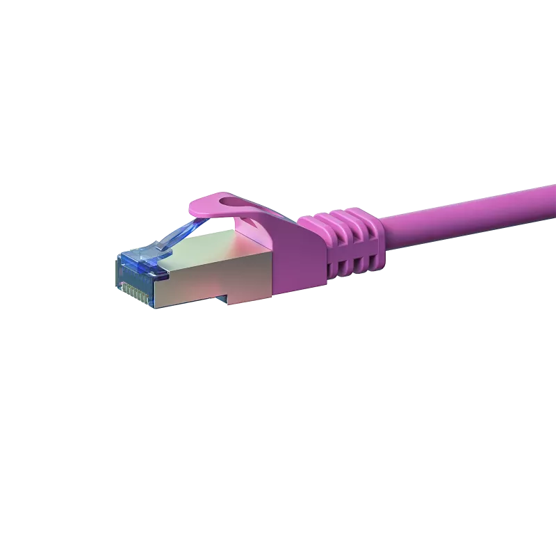 DSIT CAT 6a LSOH S/FTP netwerk-patchkabel 1,5 m roze