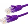 DSIT DC-68-075 CAT6 U/UTP netwerkkabel, 7,5 m, paars, 100% koper