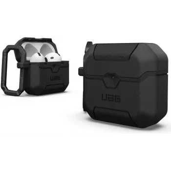 Urban Armor Gear UAG Scout hoes voor Apple AirPods 4e generatie - zwart