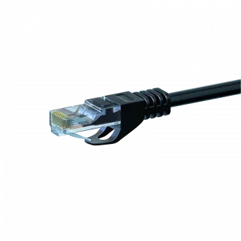 DSIT DC-C60-030 CAT6 U/UTP netwerkkabel, 3 m, zwart, CCA