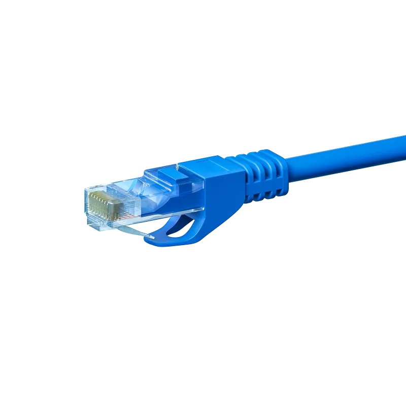 DSIT CAT5e U/UTP netwerkkabel, 2 m, blauw, 100% koper (DC-54-020)